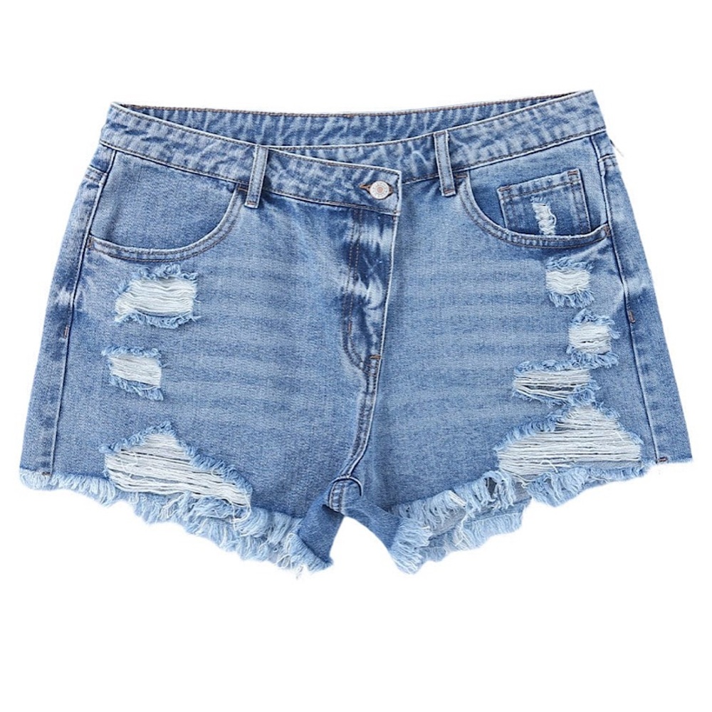 Kaylani High Rise Denim Shorts - NWTs